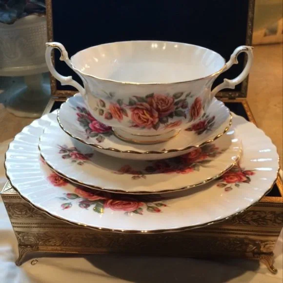Royal Albert Centennial Rose, bone china made in